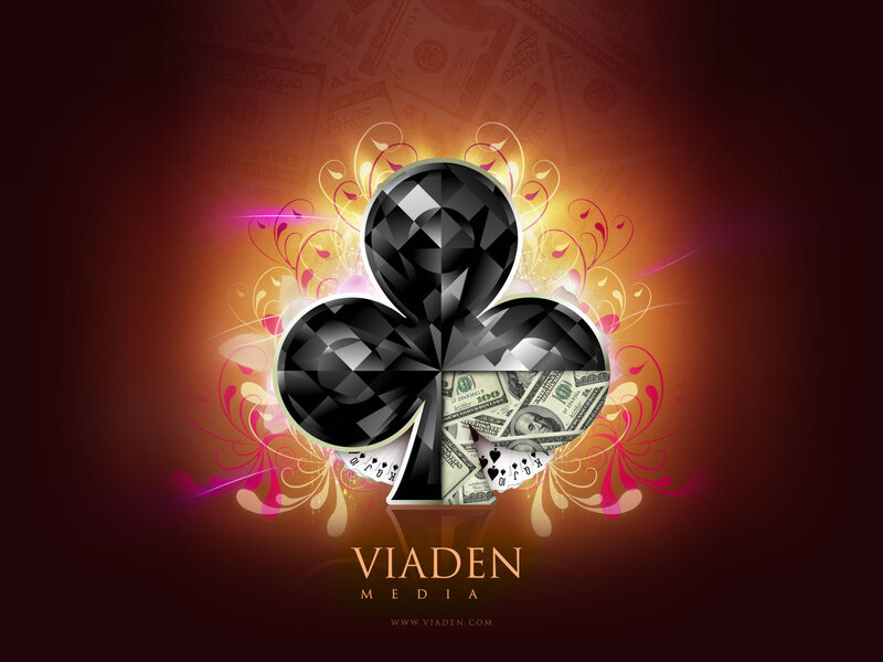 diamond club with money background