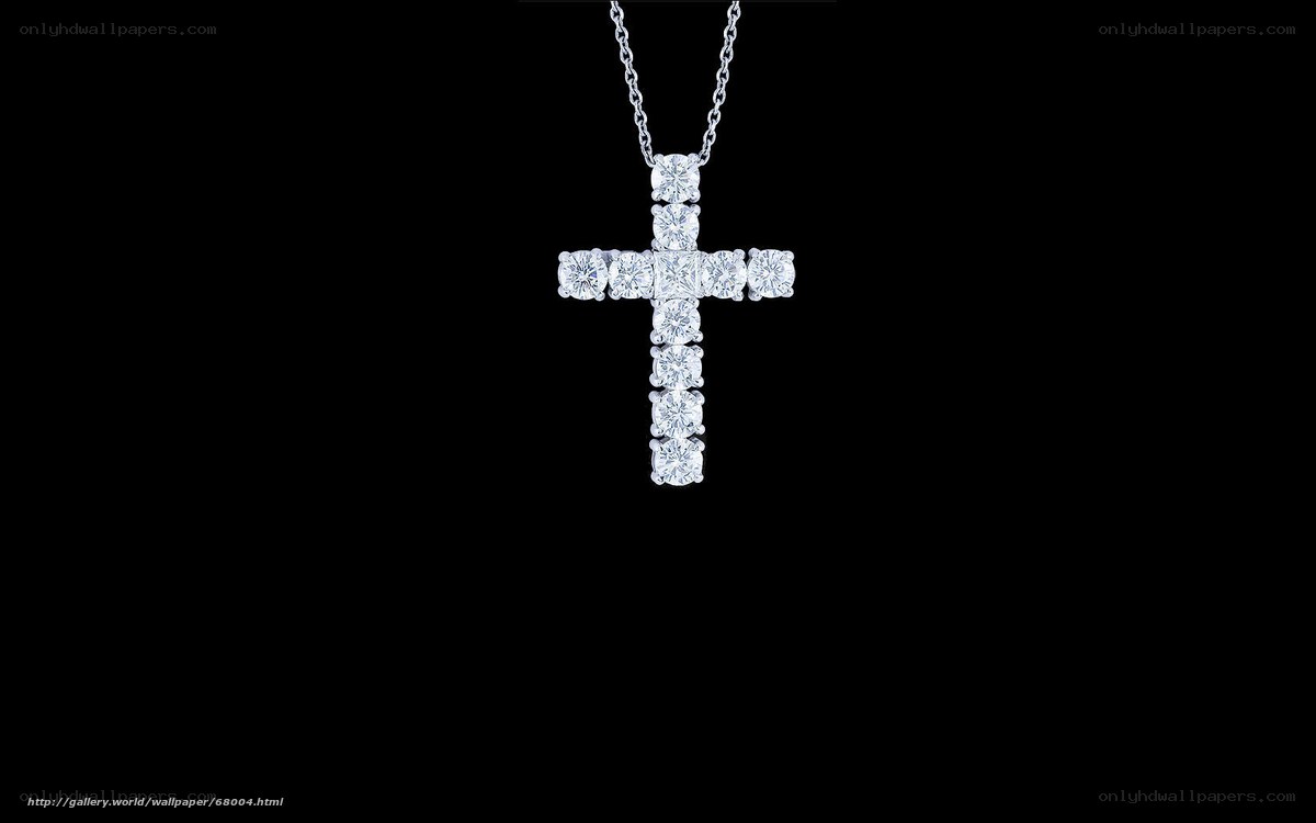 diamond cross pendant