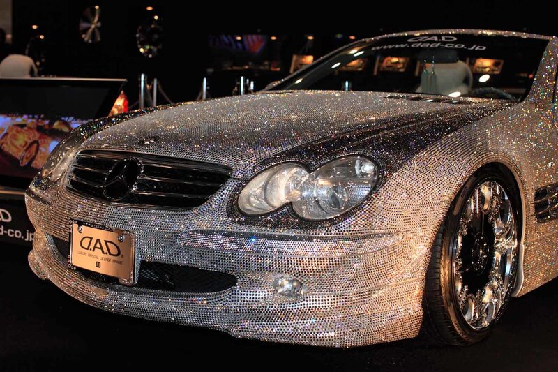 Diamond-encrusted Mercedes-Benz