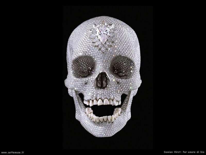 Diamond-encrusted Skull