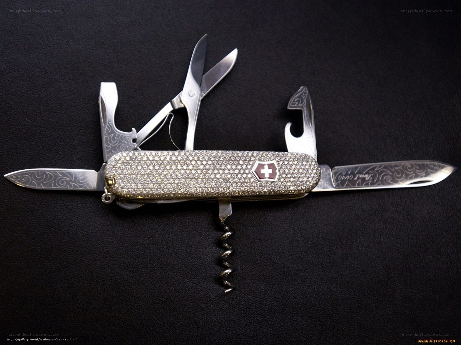 Diamond-encrusted Swiss Army knife