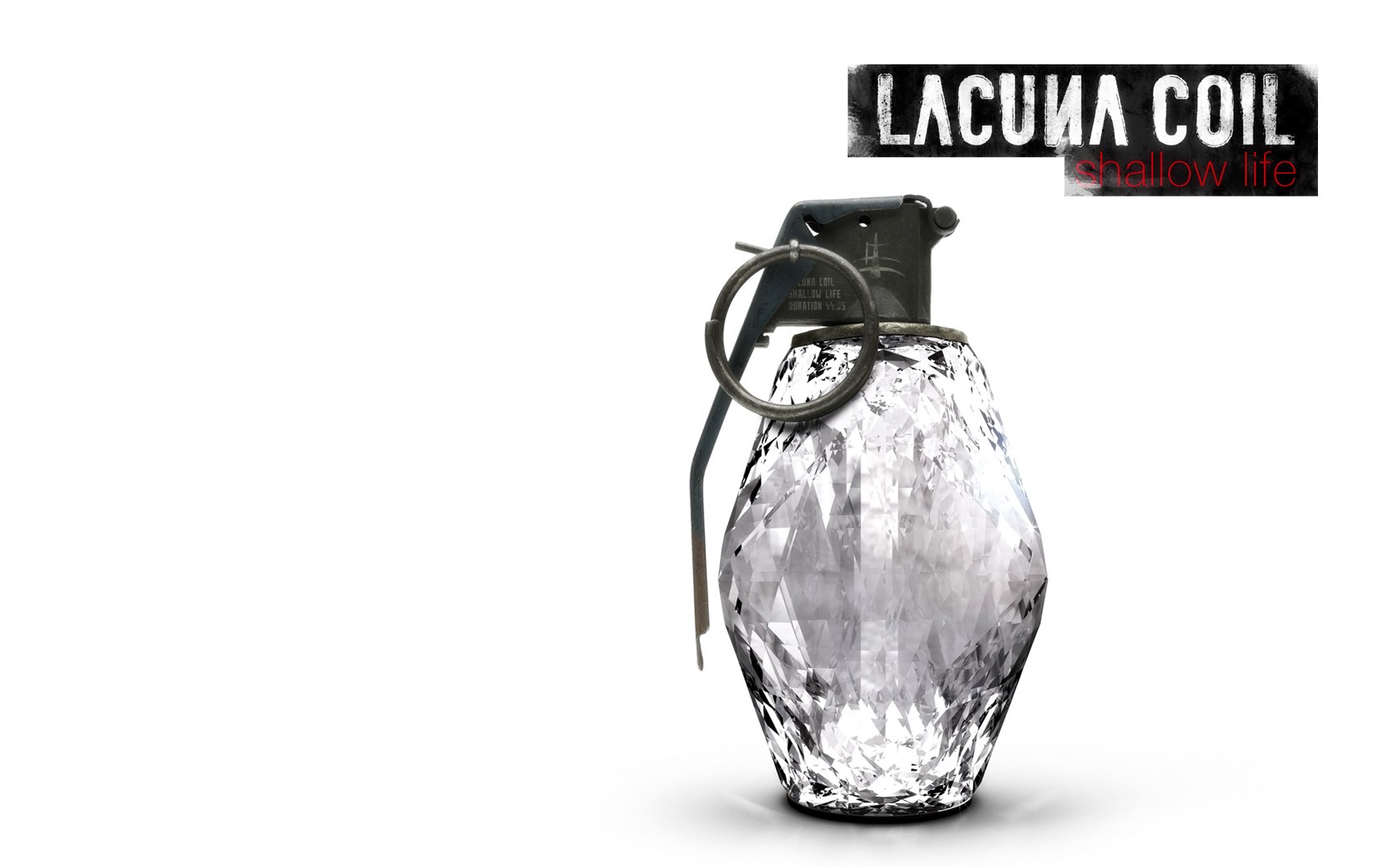 Diamond grenade with Lacuna Coil logo
