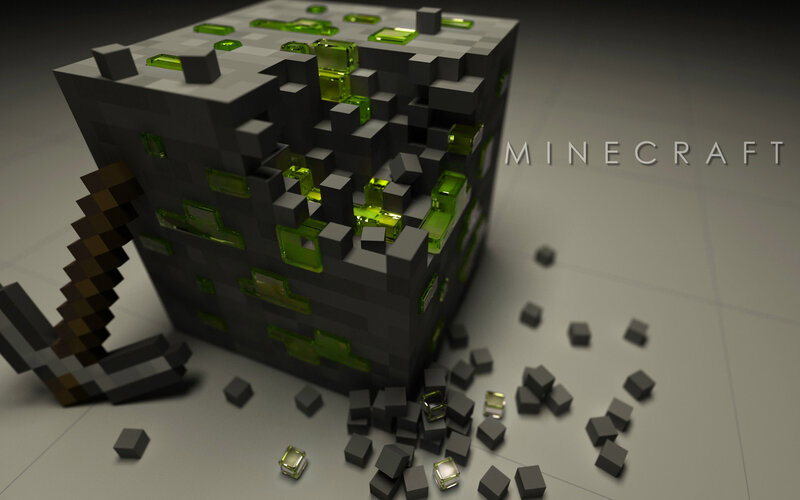 Diamond Ore Block — Gray, Dramatic, 3d Render, Pickaxe, Dirt Blocks, Mining