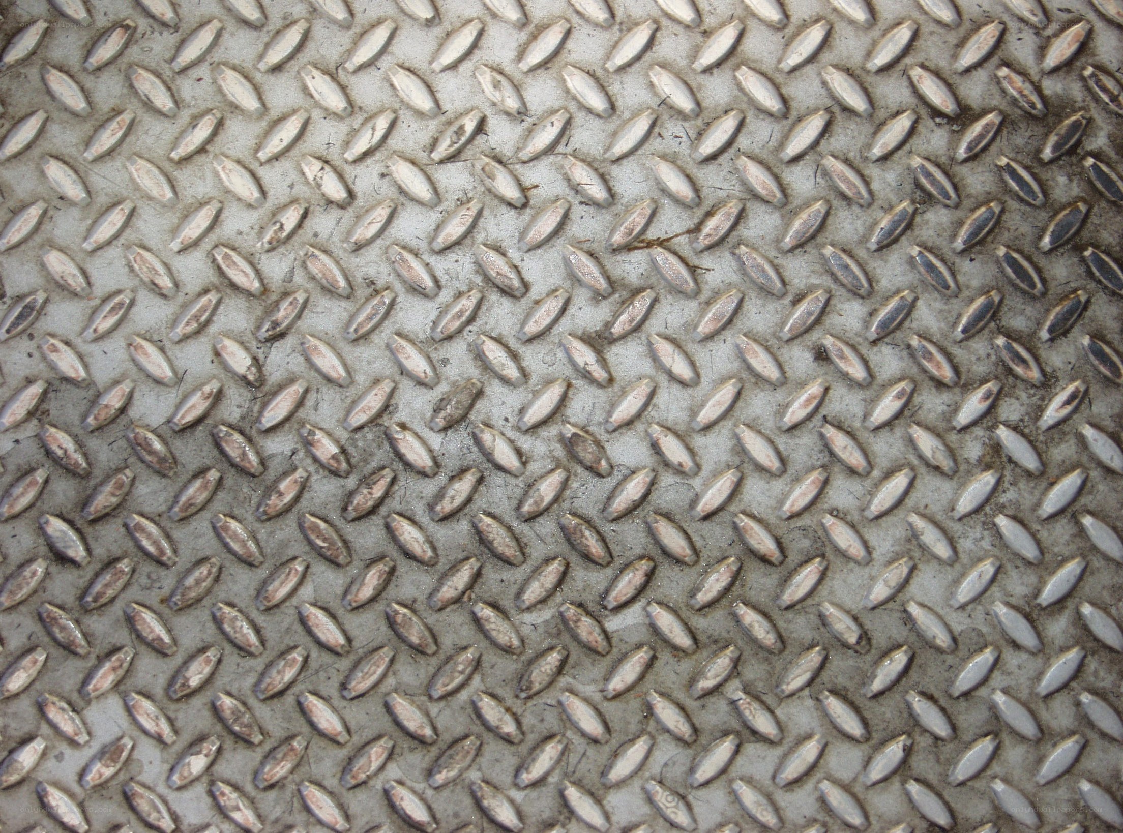 diamond plate metal surface