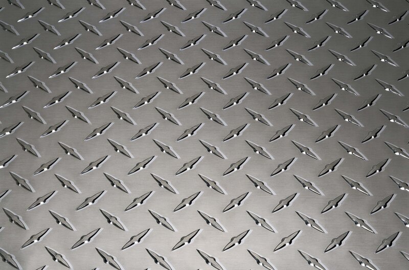 diamond plate metal surface
