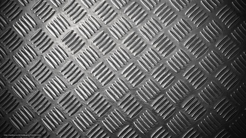 Diamond Plate Metal Surface — Black, Industrial, Photograph, Texture