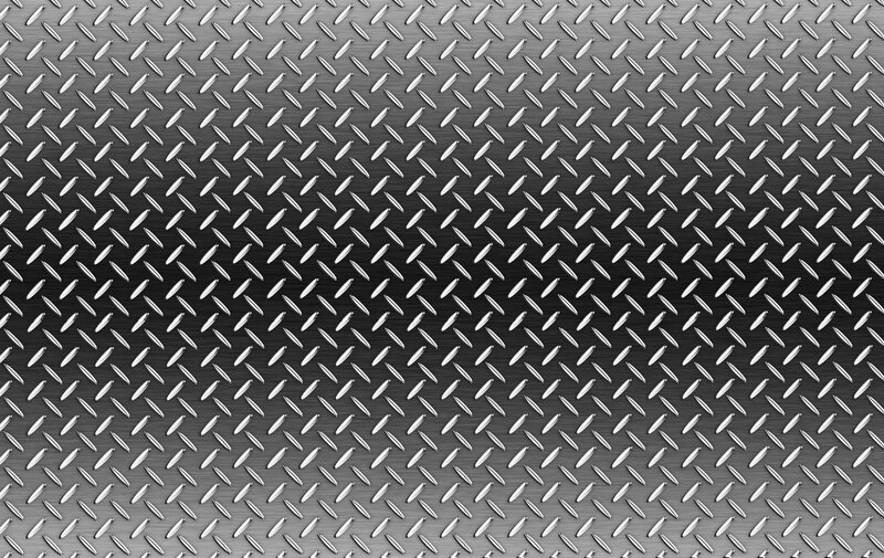 Diamond Plate Metal Surface — Industrial, Pattern