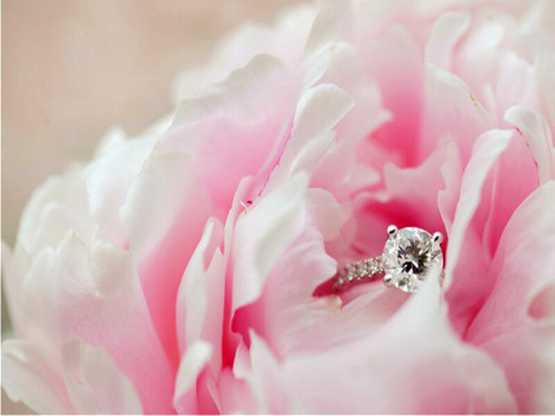 Diamond Ring in Flower