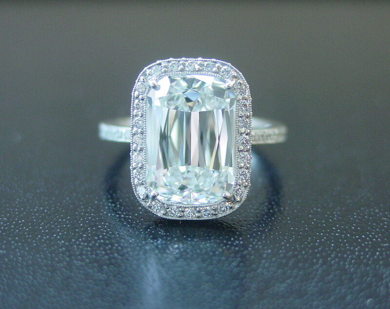 diamond ring with halo