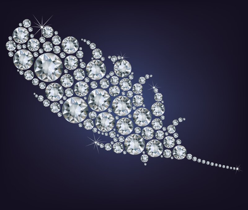 Diamond-shaped Heart