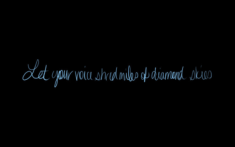 diamond skies quote
