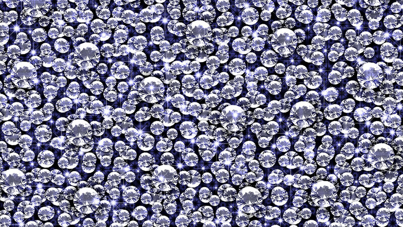 Diamonds on Dark Background