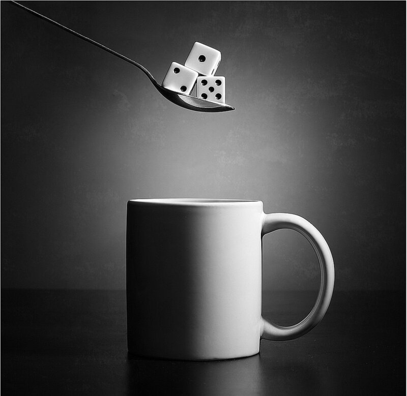 Dice on a Spoon