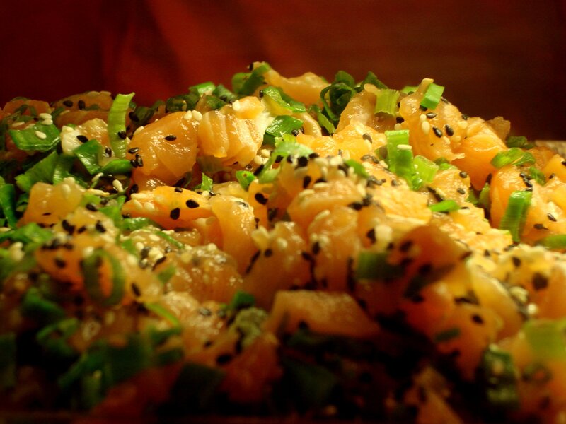 Diced Salmon Salad