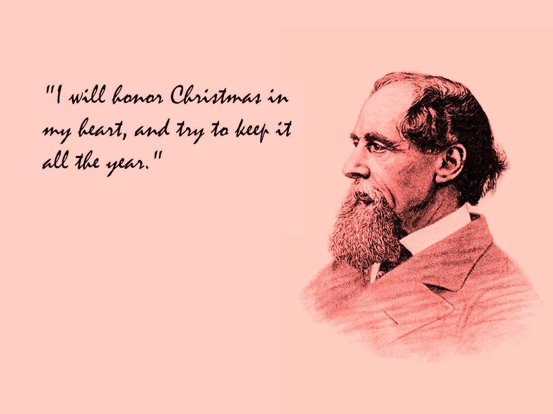 Dickens quote on Christmas
