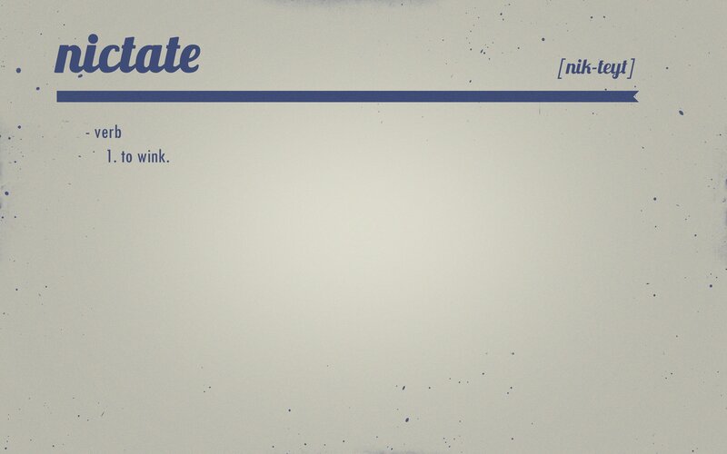 Dictionary Definition Card — White