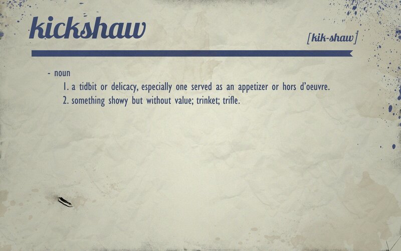Dictionary Definition of Kickshaw