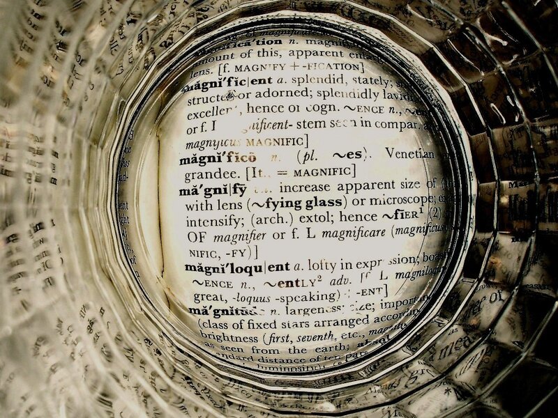 Dictionary Page Through Lens