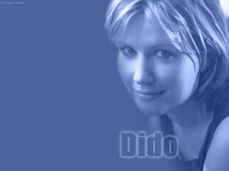 Dido portrait with blue filter