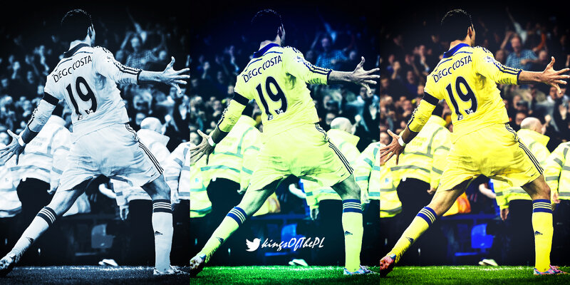 Diego Costa Celebrating