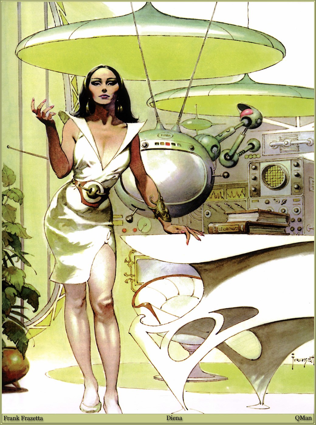 Diena in a futuristic setting