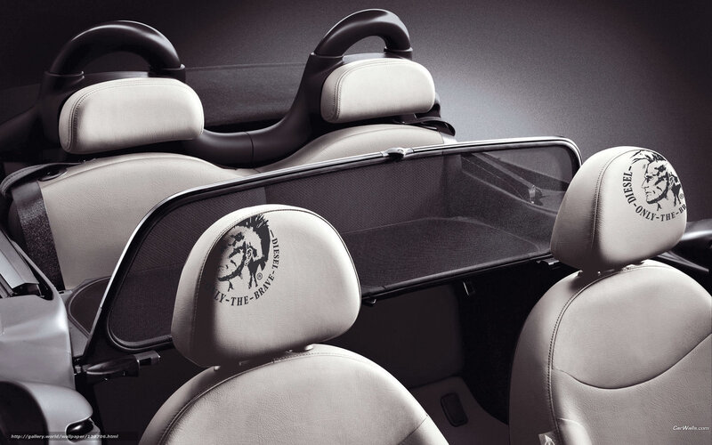 Diesel-branded car interior
