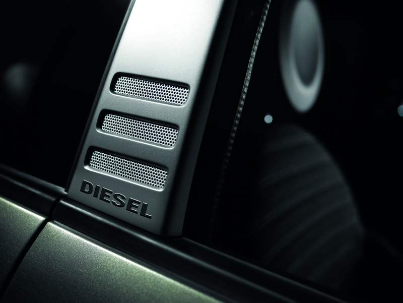 Diesel car interior detail