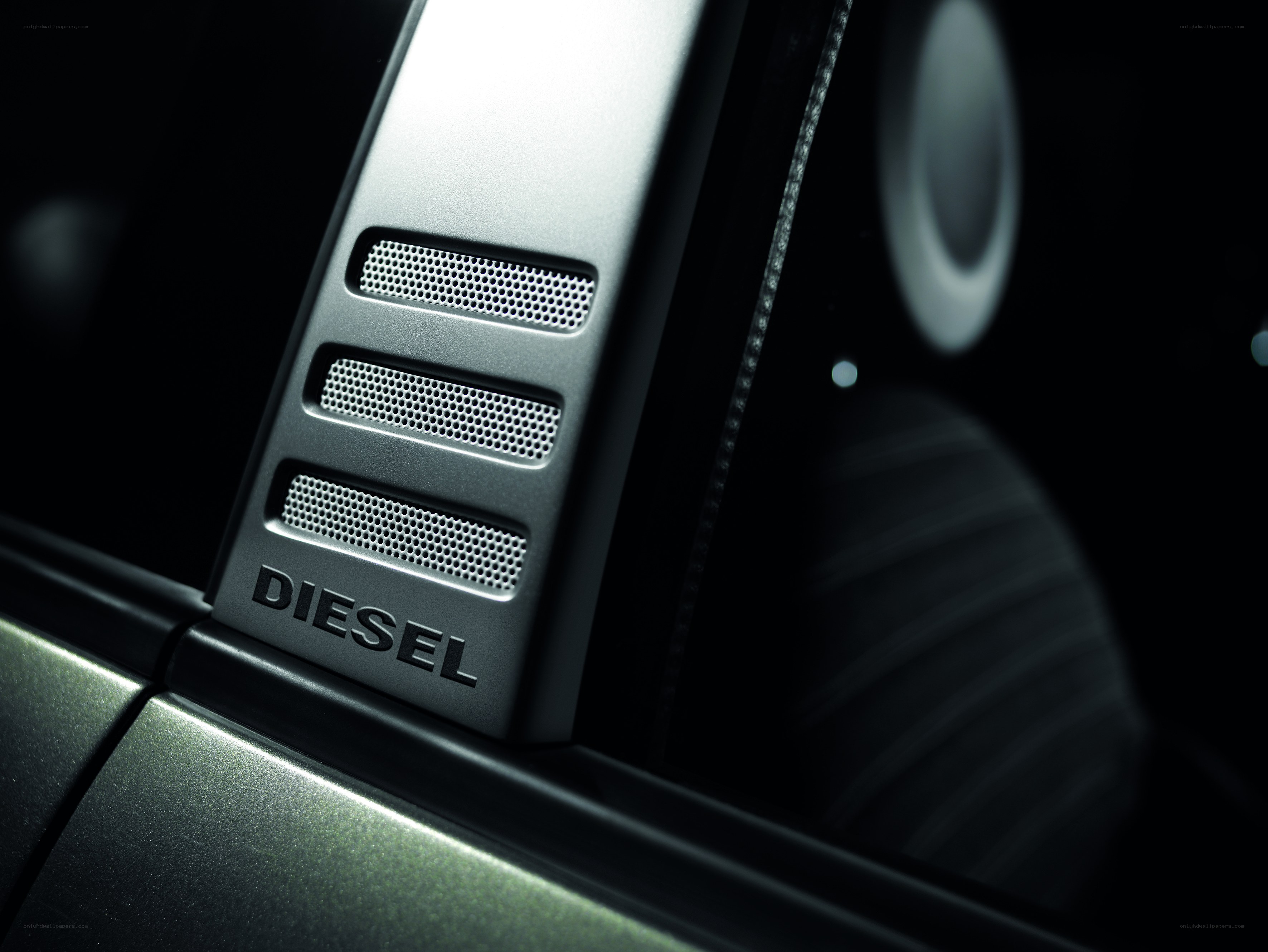 Diesel car interior detail