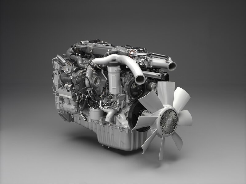 diesel engine with fan