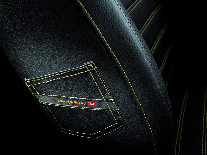 Diesel Industry car seat detail