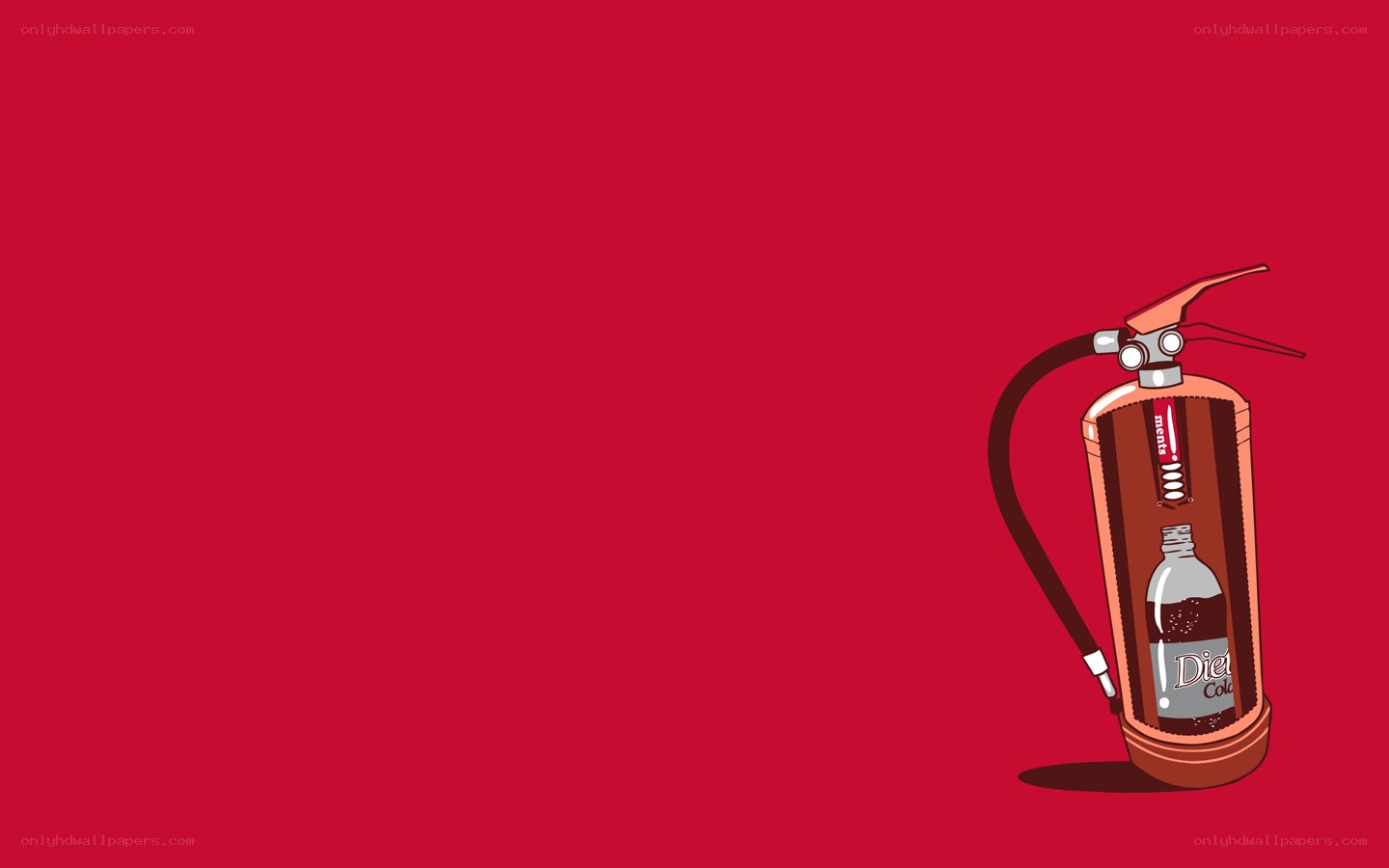 Diet Cola Fire Extinguisher
