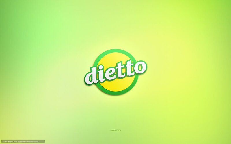 Dietto logo on green background