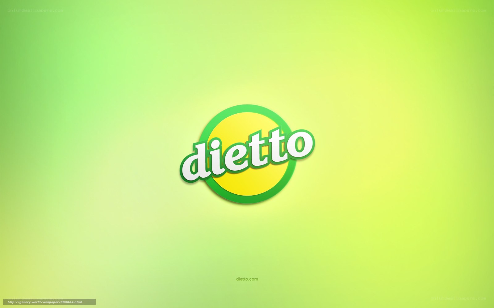 Dietto logo on green background