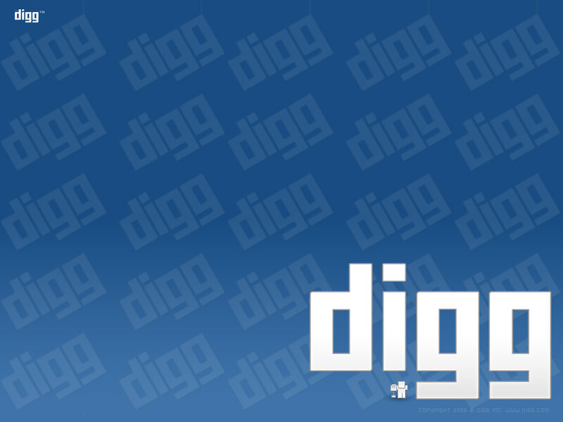 Digg Logo on Blue