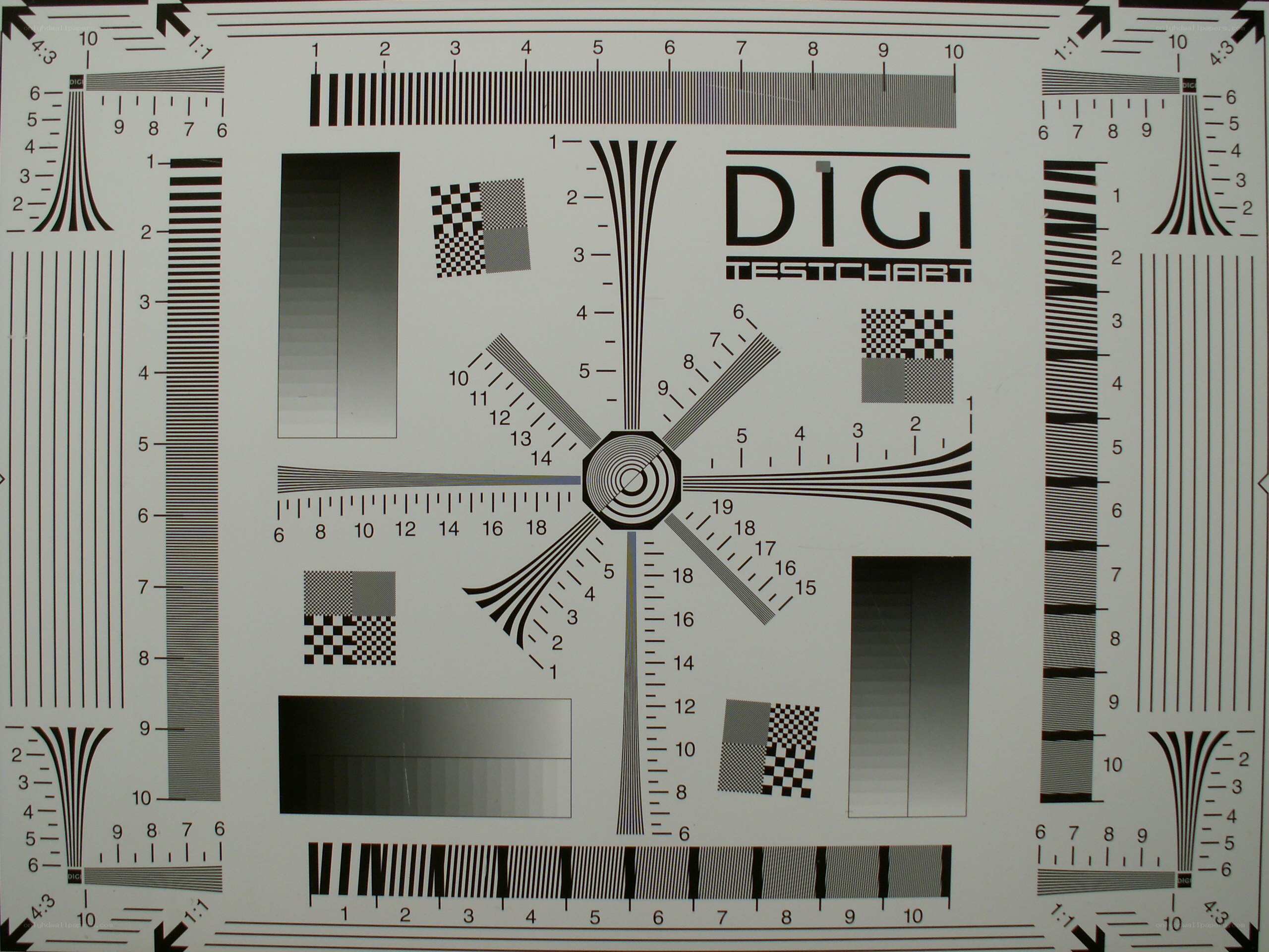 DIGI test chart