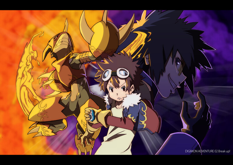 Digimon Adventure 02 scene