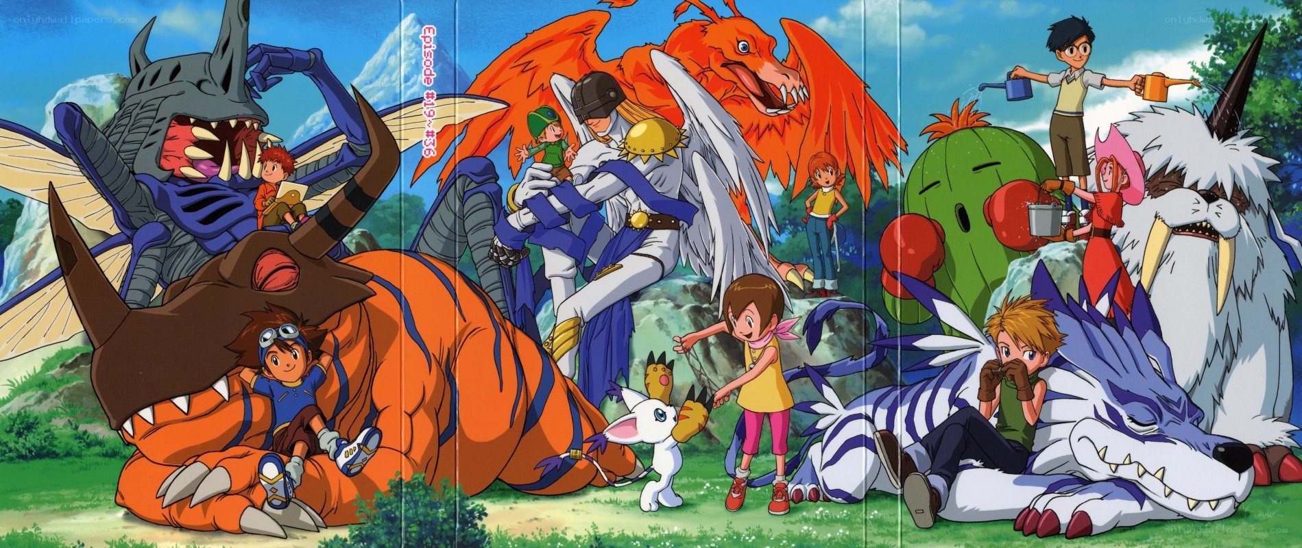Digimon Adventure characters