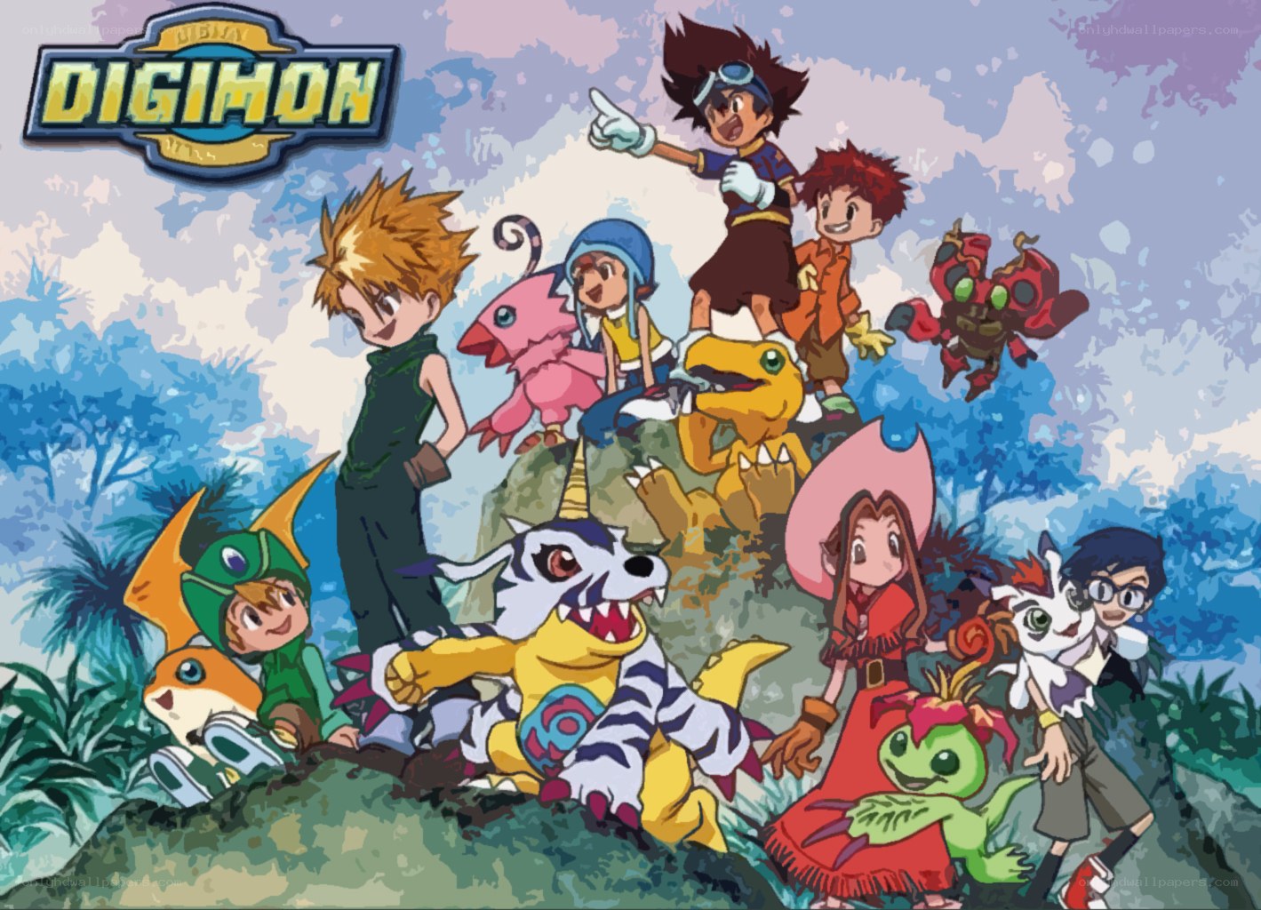 Digimon Adventure characters