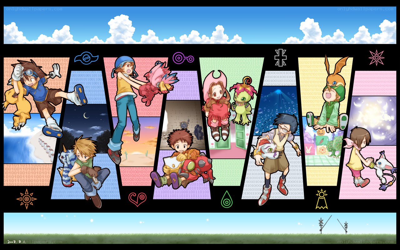 Digimon Adventure characters