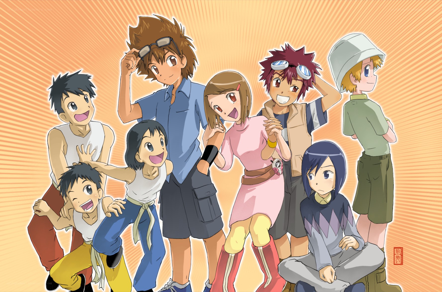 Digimon Adventure characters