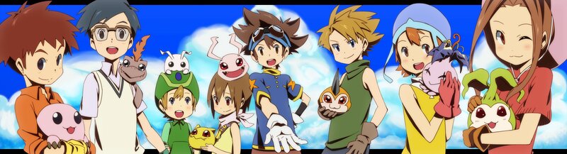 Digimon Adventure characters