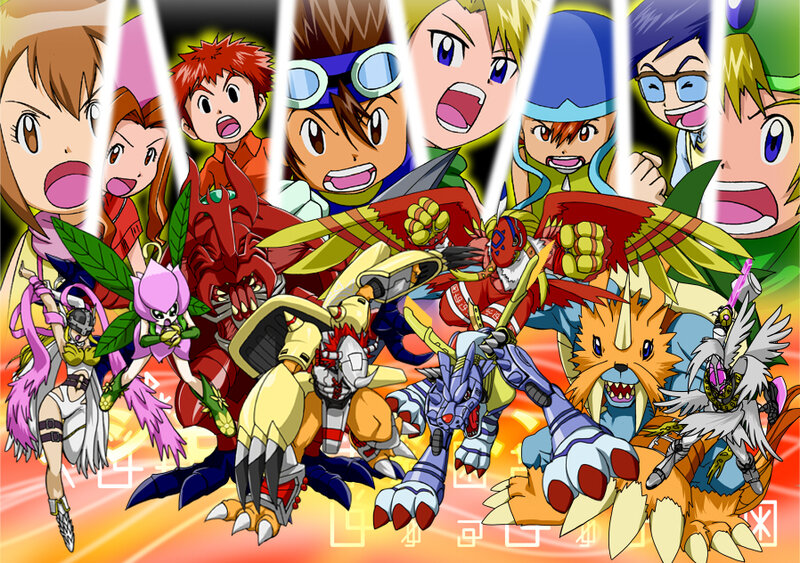 Digimon Adventure characters