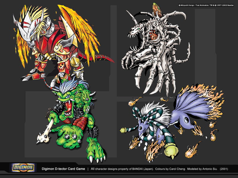 Digimon character designs