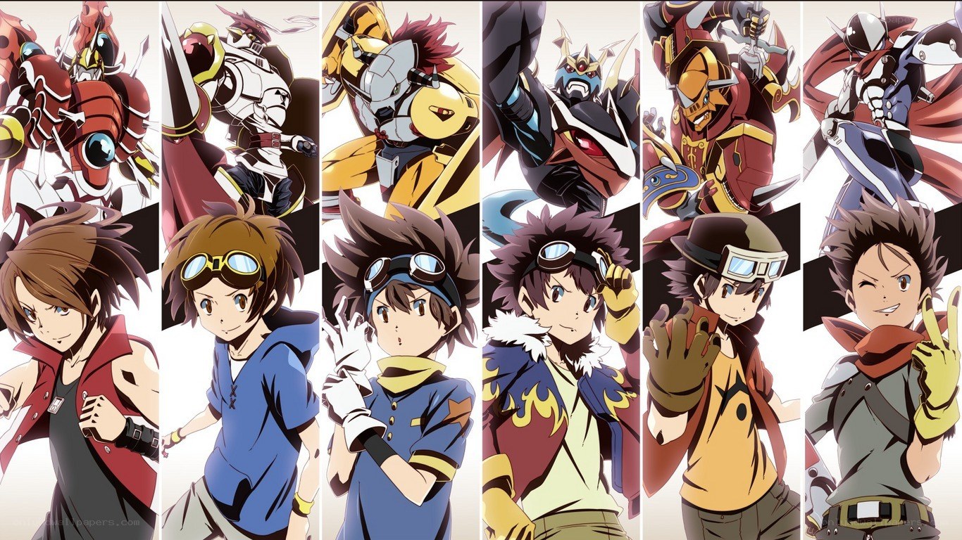 Digimon characters and partners