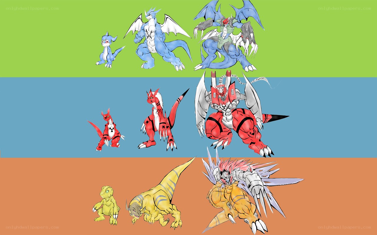 Digimon evolution stages