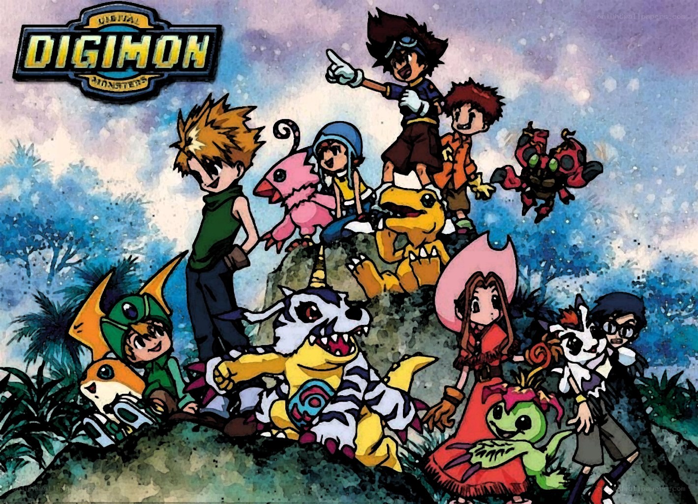 Digimon Monsters group art