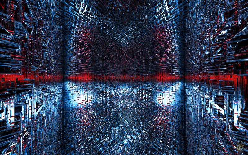Digital Abstract Corridor