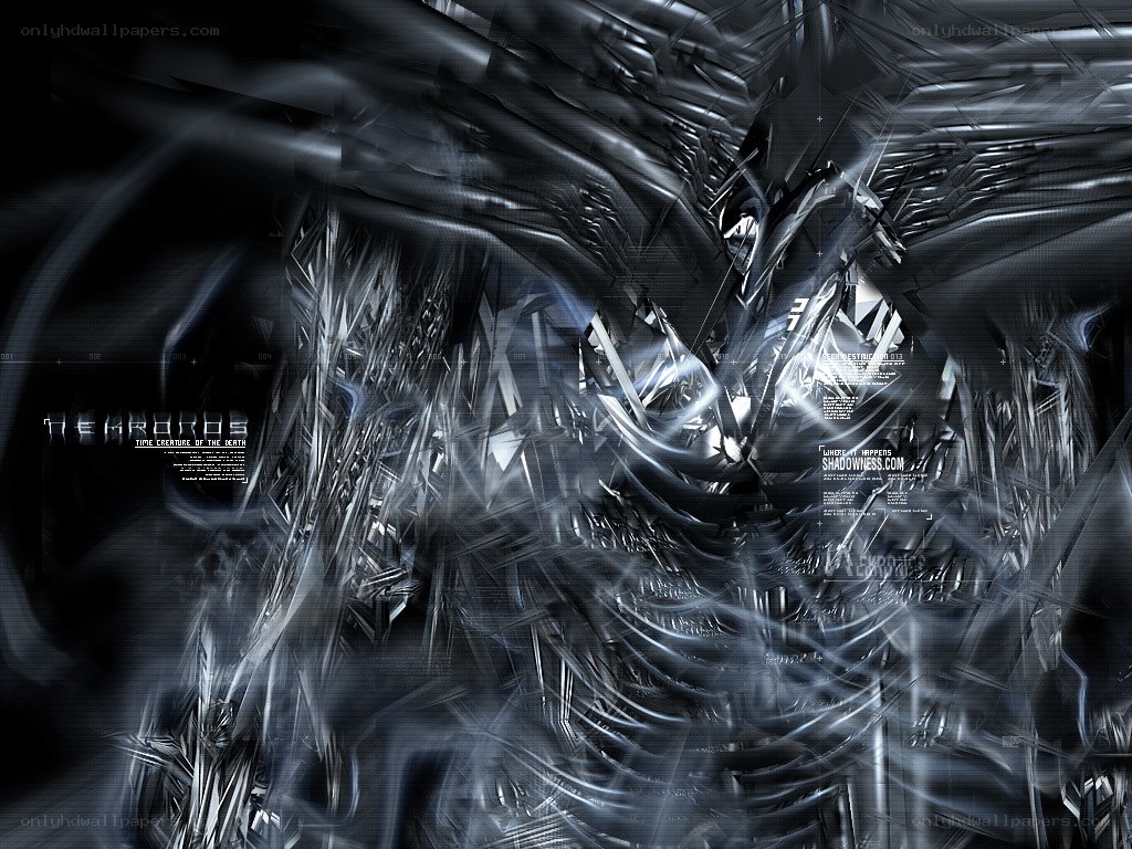 digital abstract creature design
