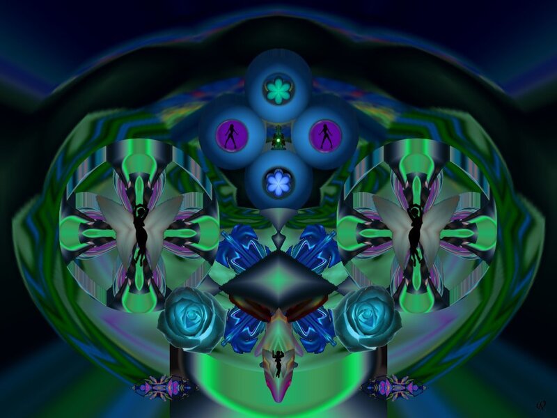digital abstract mandala