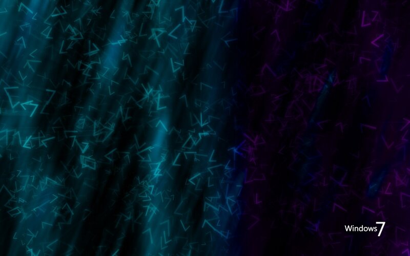 Digital Abstract Pattern — Blue